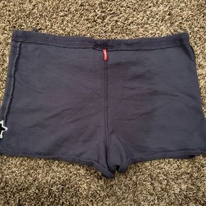 Hard Tail Navy Blue Star Shorts Size M